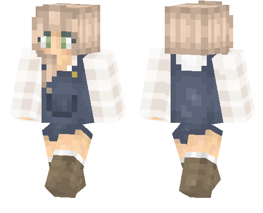 Скин Синий Комбинезоны для Minecraft PE