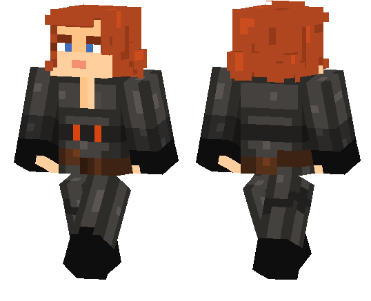 Скин Черная вдова для Minecraft PE