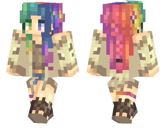 Скин Rainbow Taste для Minecraft PE