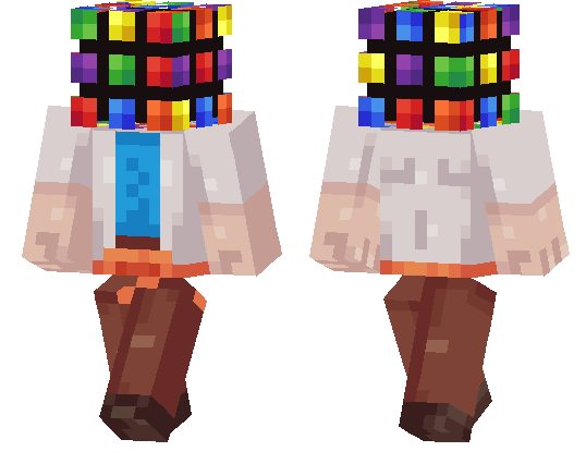 Скин Кубик рубик для Minecraft PE