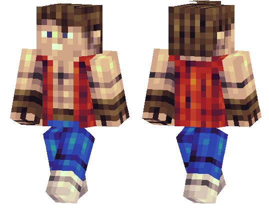 Скин Красный жилет для Minecraft PE
