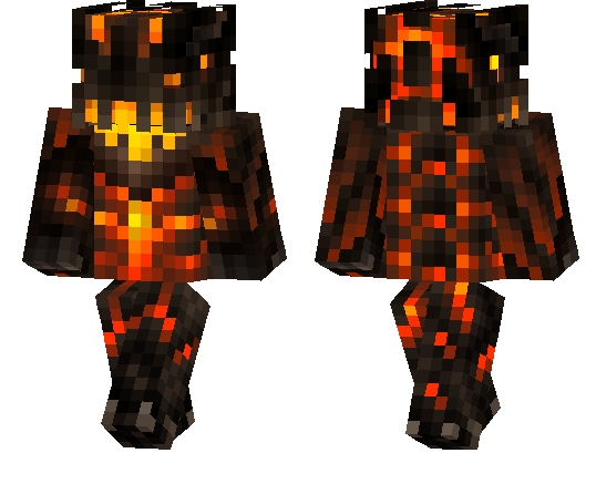 Скин Огненный дракон для Minecraft PE