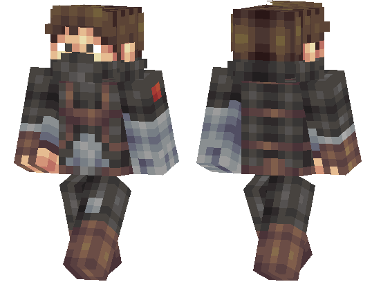 Скин Зимний солдат для Minecraft PE