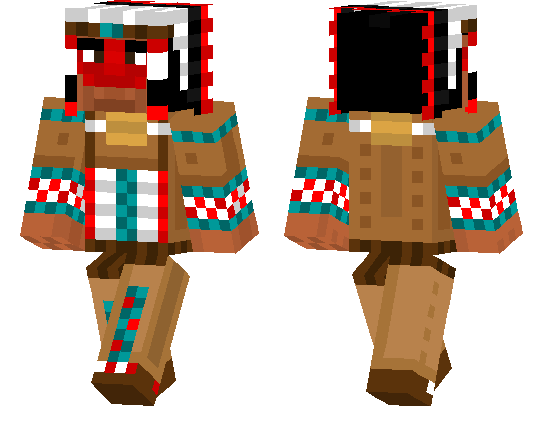 Скин Индеец для Minecraft PE