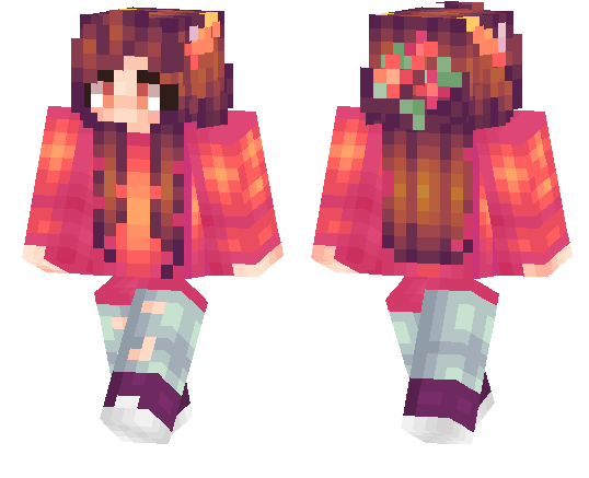 Скин Auburn Hair для Minecraft PE