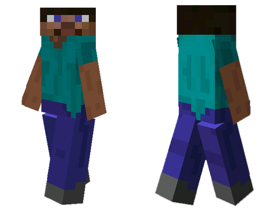 Скин Weird Steve для Minecraft PE