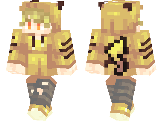 Скин Костюм Пикачу для Minecraft PE