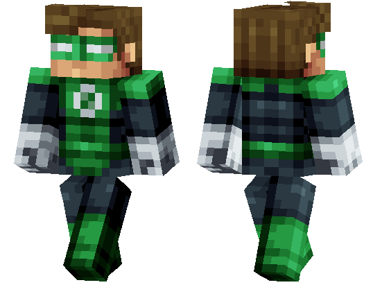 Скин Зеленый фонарь для Minecraft PE