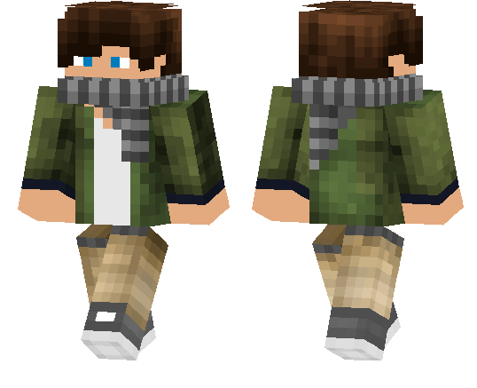 Скин Cool Green для Minecraft PE