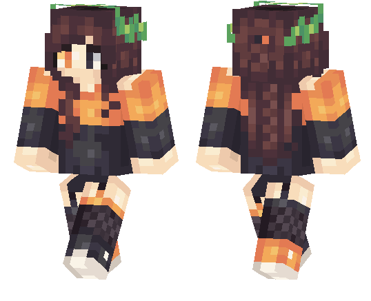 Скин Хэллоуин девушки для Minecraft PE