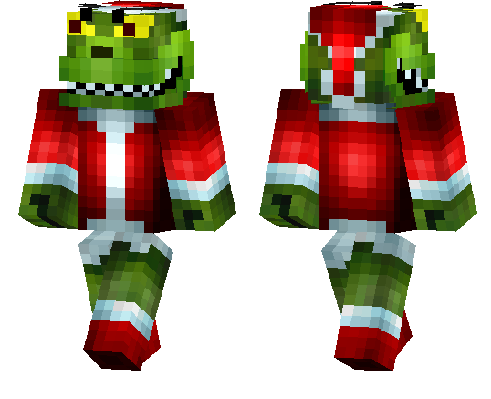 Скин The Grinch для Minecraft PE