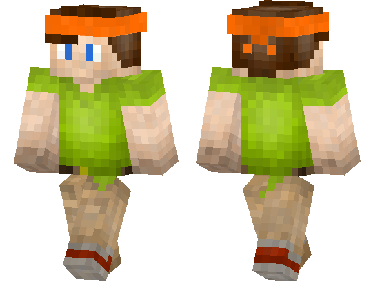Скин Green Teen для Minecraft PE