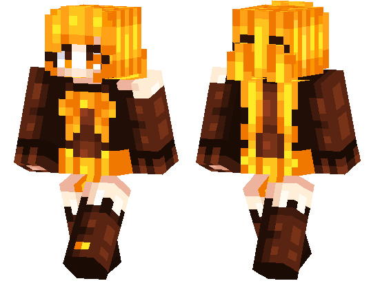 Скин Miss Orange для Minecraft PE