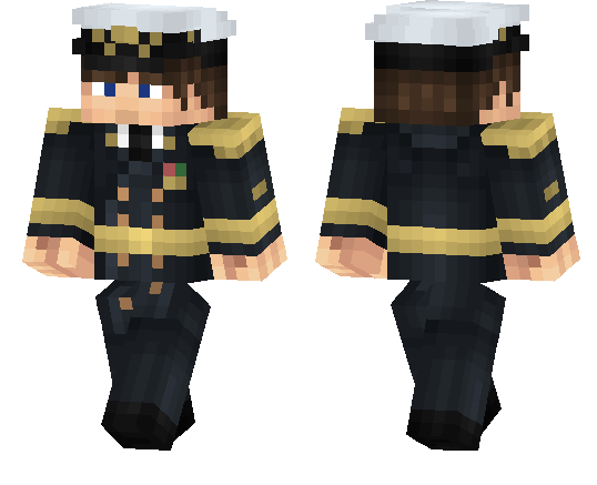 Скин Royal Navy Admiral для Minecraft PE