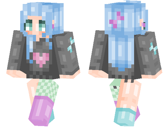 Скин Lily Hearts для Minecraft PE