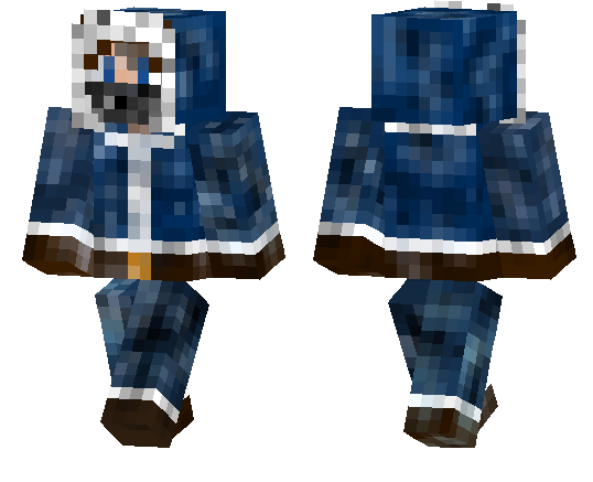 Скин Snow Hiker для Minecraft PE