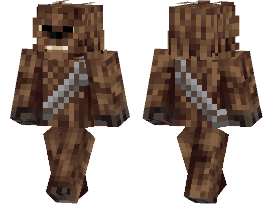 Скин Чубакка для Minecraft PE
