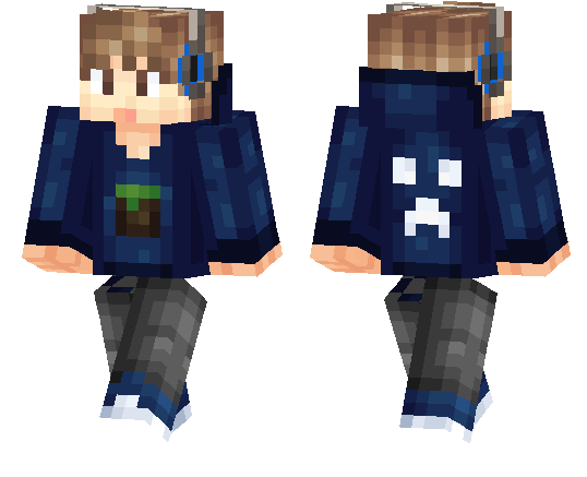 Скин Gamer Kid для Minecraft PE