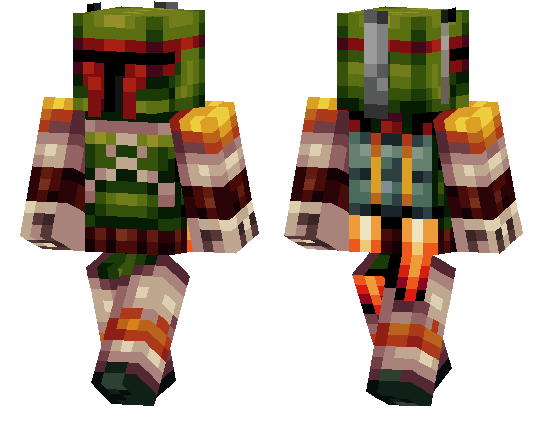 Скин Boba Fett для Minecraft PE