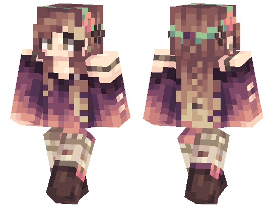 Скин Цветочница для Minecraft PE