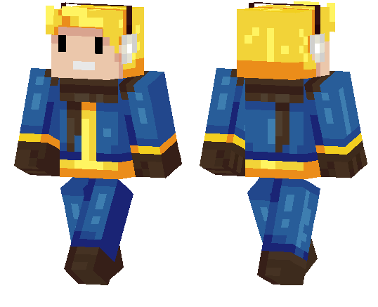 Скин Vault Boy для Minecraft PE