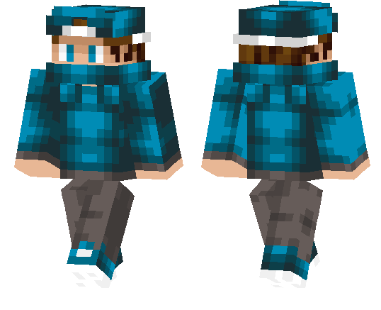 Скин Зимний паркур для Minecraft PE