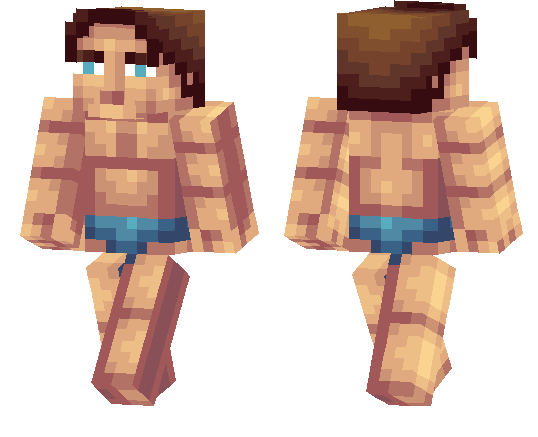 Скин Арнольд Шварцнеггер для Minecraft PE