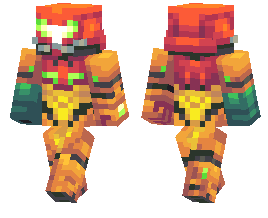 Скин Samus Aran для Minecraft PE