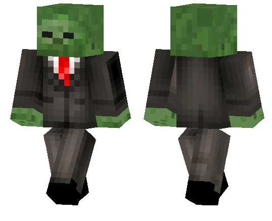 Скин Zombie Suit для Minecraft PE